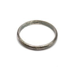 Vintage Sterling Silver Band, Size 10.25