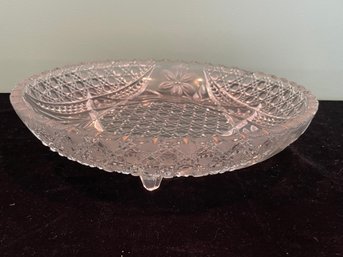 Cut Glass Footed Candy Dish