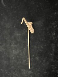 Antique Saxophone Stick Pin