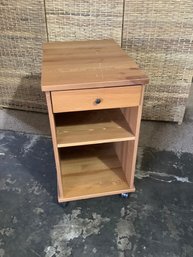 Rolling Side Table/Nightstand