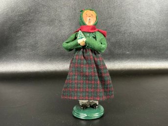 Collectible Holiday Decor: Vintage Byers' Choice Figure, The Carolers Collection #4