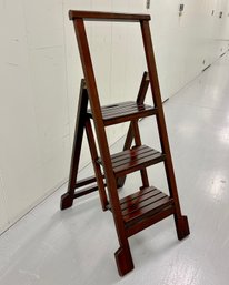 A Wood Step Ladder - Perfect For A Library