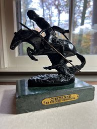 Cheyenne By Fredrick Remington Replica Figurine