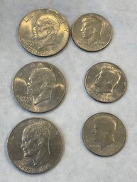 Centennial Silver Dollar And Half Dollars