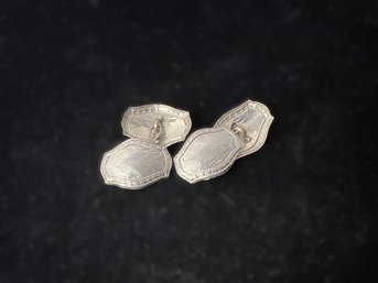 Antique 14k White Gold Cufflinks