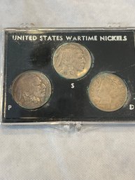 3 War Time Nickels
