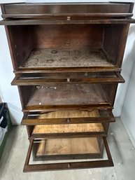 Vintage Five Piece Hale Barrister Cabinets With Glass Doors