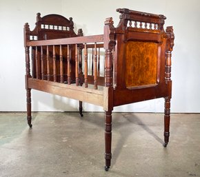 An Antique Eastlake Victorian Crib