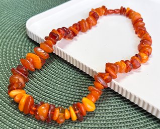 A Vintage Baltic Amber Necklace