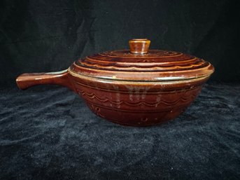 Marcrest Stoneware Lidded Pot