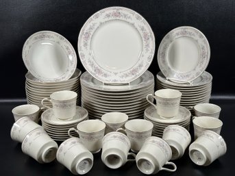 A Lovely Set Of Fine China Made In Japan By Royal Limited, Antique Lace Pattern