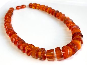 A Vintage Baltic Amber Necklace