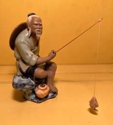 Japanese Fisherman -mudman Figurine