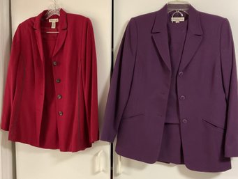 Lot Of 2 Skirt Suits