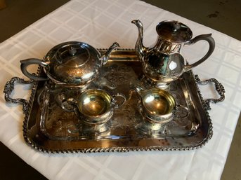 Silver Plate Coffee And Tea Service