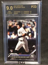2023 Topps Now Anthony Volpe FCG Graded 9.0 - M
