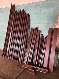 A Collection Of 2' Moldings - Very Long Lengths - Black Walnut