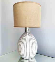 A Modern Art Ceramic Accent Lamp