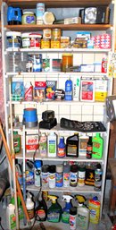 Shelf Full Of Household And Cleaning Products