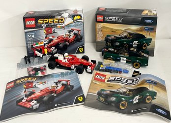 2 Lego Speed Champions Race-car Sets In Original Boxes