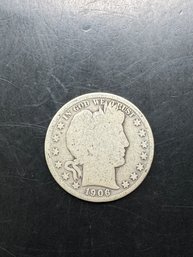 1906-D Barber Silver Half Dollar