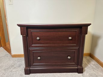 A Wooden Lateral File Cabinet