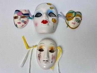 Vintage Porcelain Masks (4)