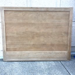 An RH Oak Headboard - Queen Size