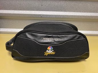 Swanky NBC Sports & Nike Gold Custom Golf Shoe Bag