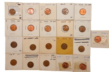 Mix Lot Of Wheat Penny Coins