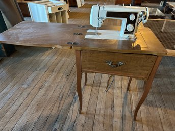 National Sewing Machine With Cabinet