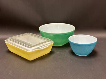 A Grouping Of Vintage Pyrex