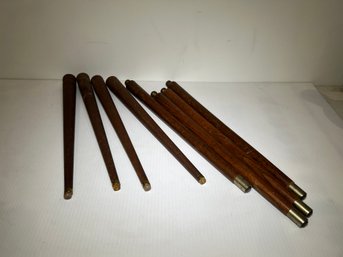 Two Sets Of Four MCM Furniture Legs