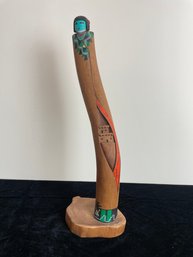 Vintage Hopi Native American Wood Totem Pole