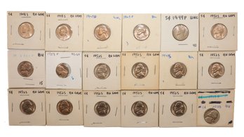 Lot With Mix Dates Of Nickels