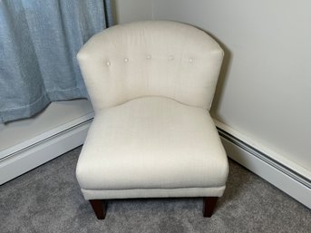 A Beautiful La-Z-boy 'Nolita' Armless Ivory Chair, 2 Of 2