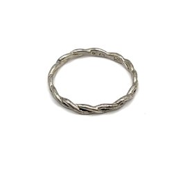 Vintage Sterling Silver Twisted Band Ring, Size 9