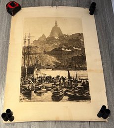 Axel Haig Etching Stockholm