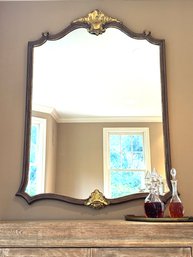 Large Elegant French Style Gilt Mirror (LOC: W2)