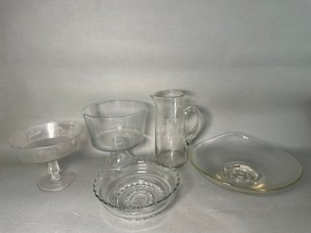 Beautiful Collection Of Vintage Glass Ware