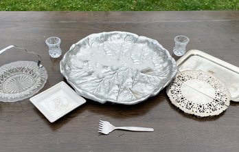 Silver Plated And Other Mixed Serving Ware