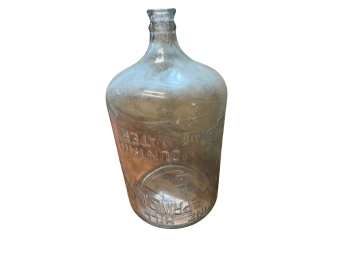 Vintage 1930' 5 Gallon Pine Hill Crystal Spring Water Bottle