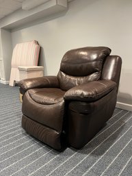 A Vegan Leather Reclining Chair