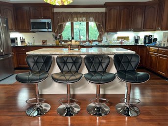 Elama Collection Adjustable Height Bar Stools