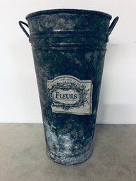 Tall Metal Bucket