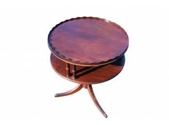 Antique Mahogany Drum Table