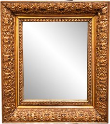 An Antique Gilt Wood Framed Mirror