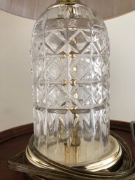 Glass Base Table Lamp