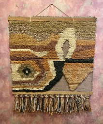 Vintage Hand Loomed Wall Hanging