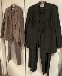 2 Pant Suits-talbot And Le Suits